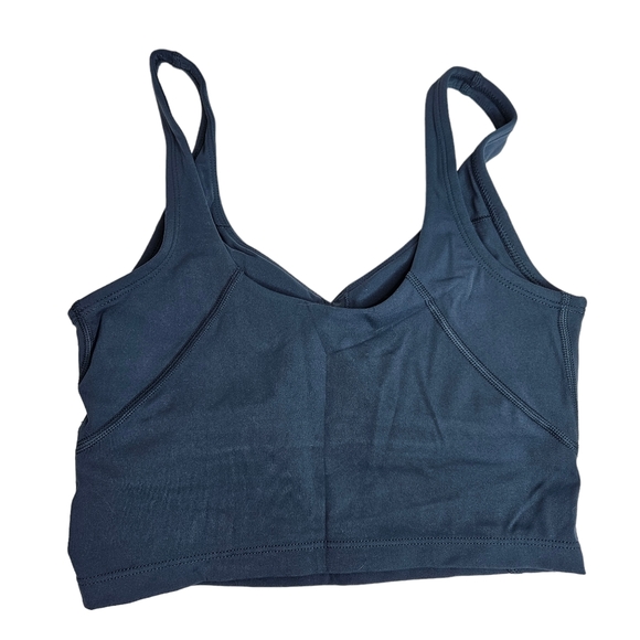 New Attitude Women's Dark Blue Green Long Line Sports Bra NWT Size 4 - Picture 6 of 9